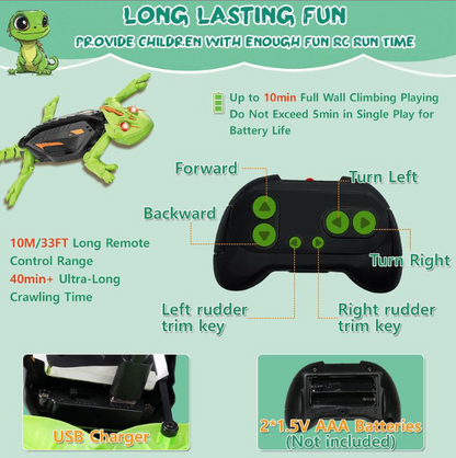 GekoFun™ – The Remote Controlled Lizard That Climbs Everywhere!